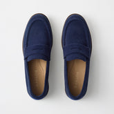 The Penny Loafer - ReVelvet™ Navy