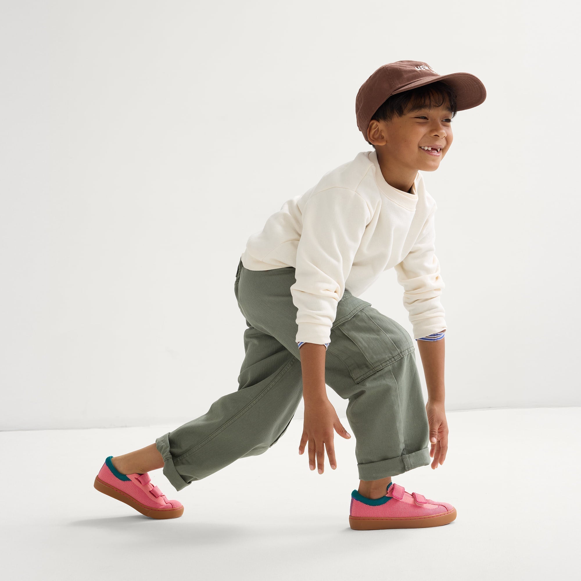 The Kids Strap Sneaker - Watermelon