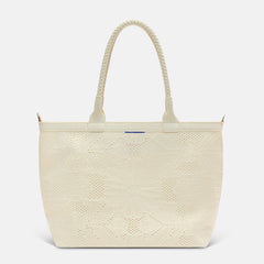 The Lightweight Zip Tote - Moonflower