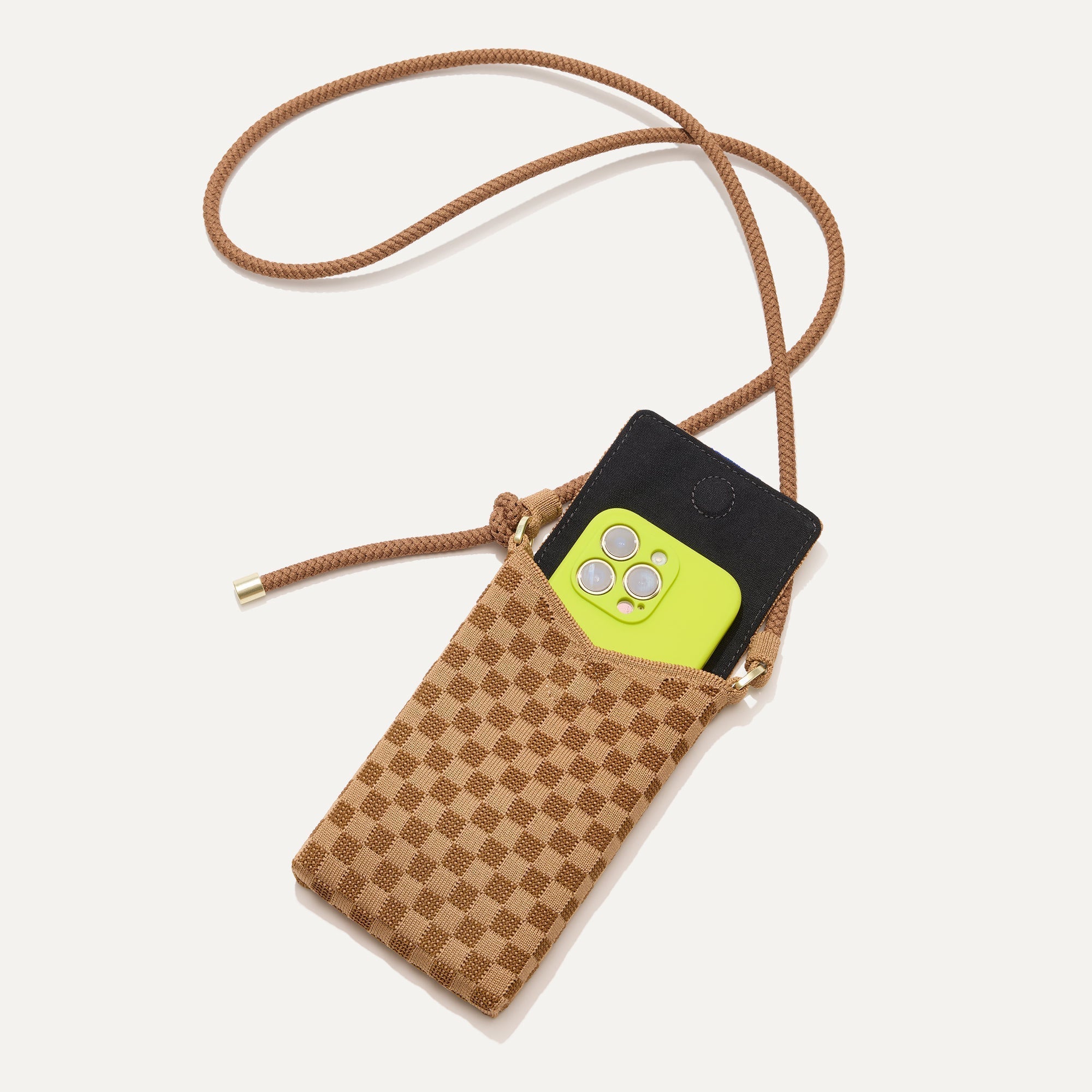 The Phone Crossbody - Hazelnut