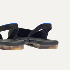The Almond Slingback - Black