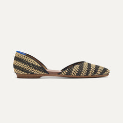 The D'Orsay Point - Shortbread Stripe