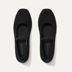 The Max Square Mary Jane - ReVelvet™ Black