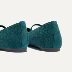 The Max Square Mary Jane - ReVelvet™ Everglade