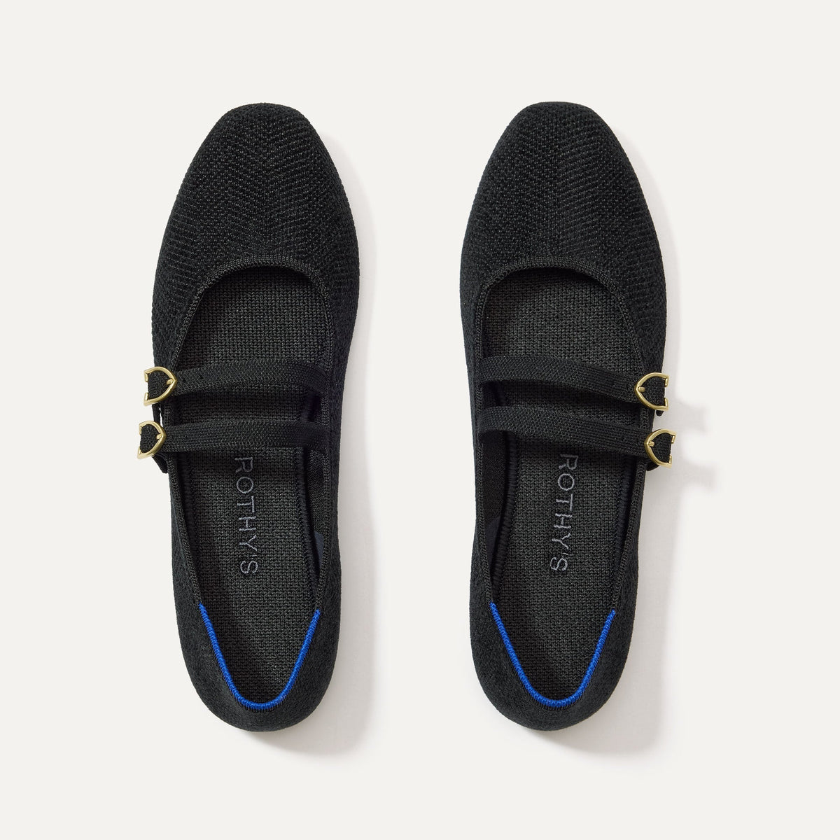 The Double Buckle Mary Jane - ReVelvet™ Black