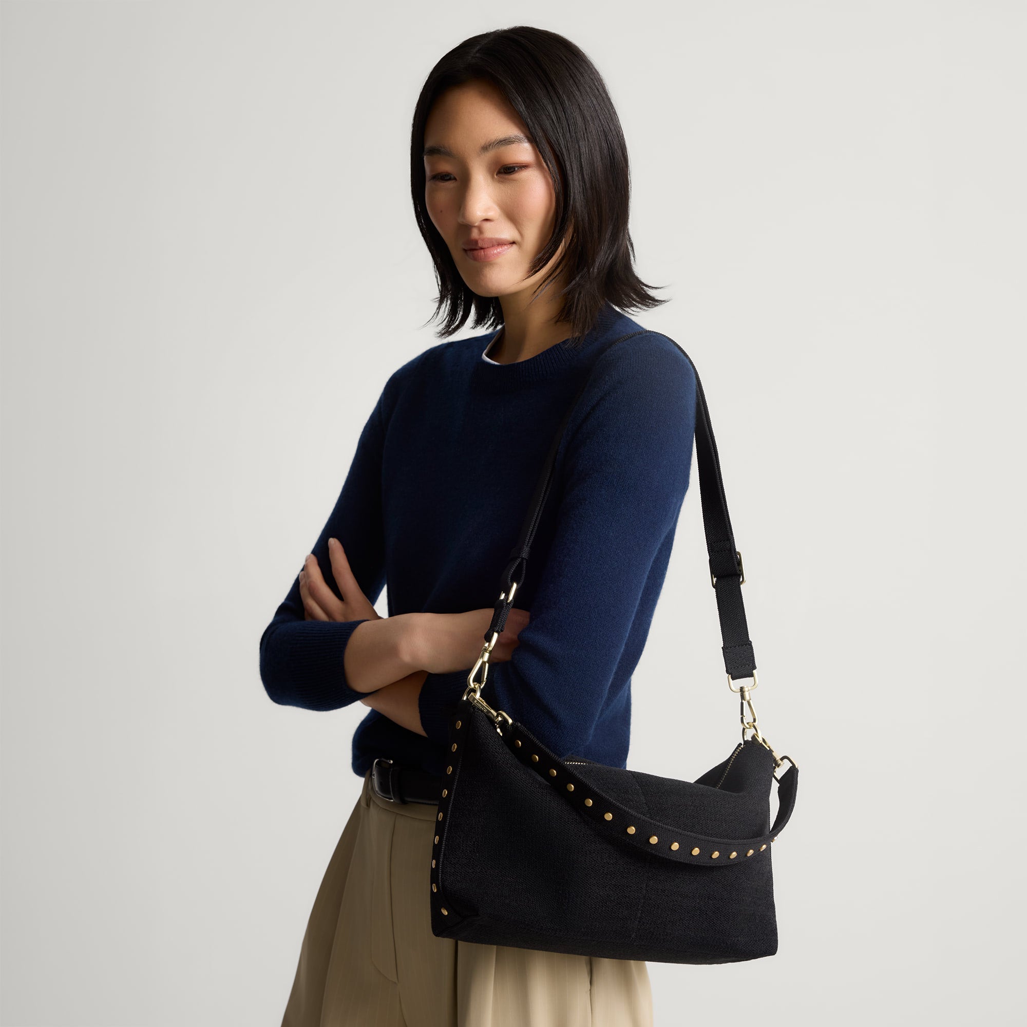 The Daily Crossbody - ReVelvet™ Black