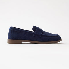 The Penny Loafer - ReVelvet™ Navy