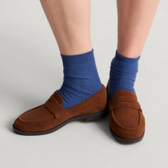 The Penny Loafer - ReVelvet™ Russet