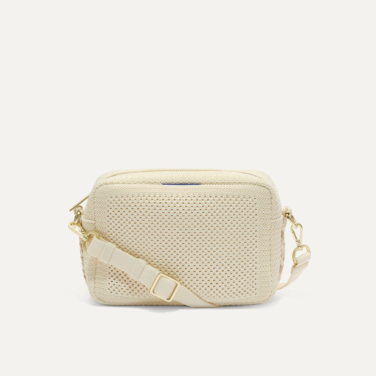 The Crossbody Camera Bag - Cream Twist Open-Knit