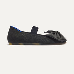 The Kids Big Bow Mary Jane - Black