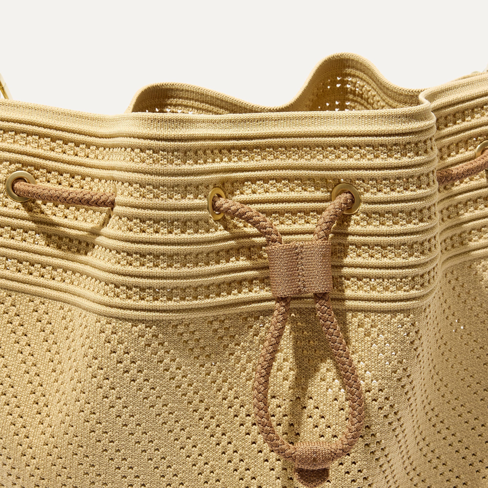 The Cinch Bucket Bag - Brown Butter Crochet