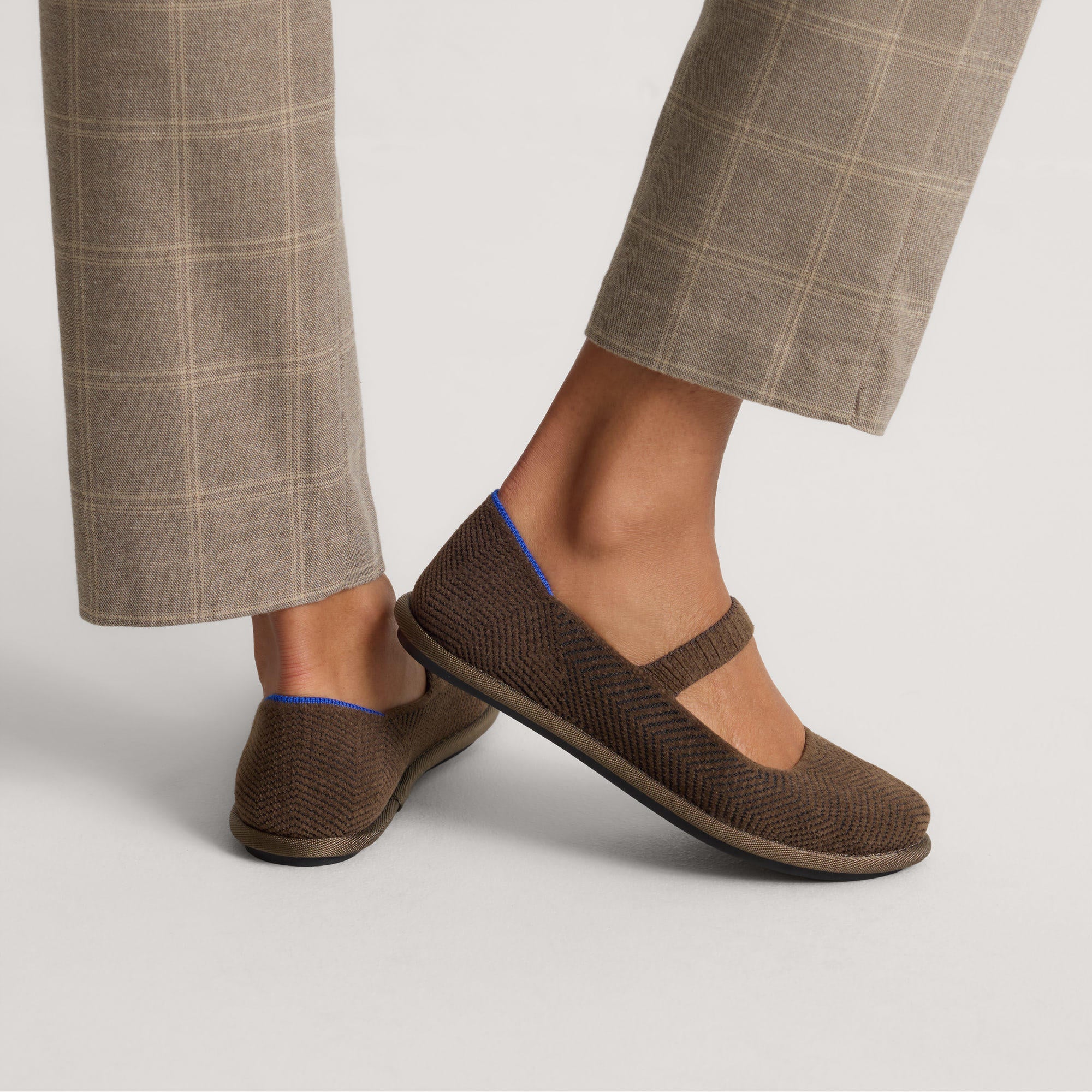 The Cruiser Mary Jane - ReVelvet™ Dark Herringbone