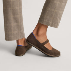 The Cruiser Mary Jane - ReVelvet™ Dark Herringbone
