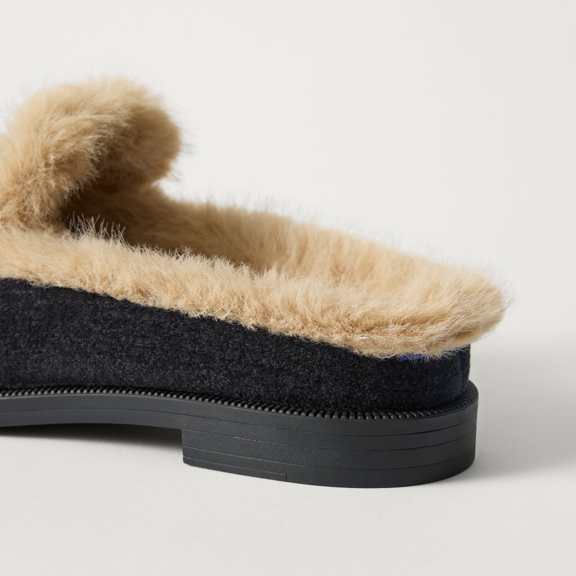 The Après Loafer Mule - ReVelvet™ Black