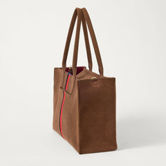The Classic Tote - ReVelvet™ Cinnamon Stripe