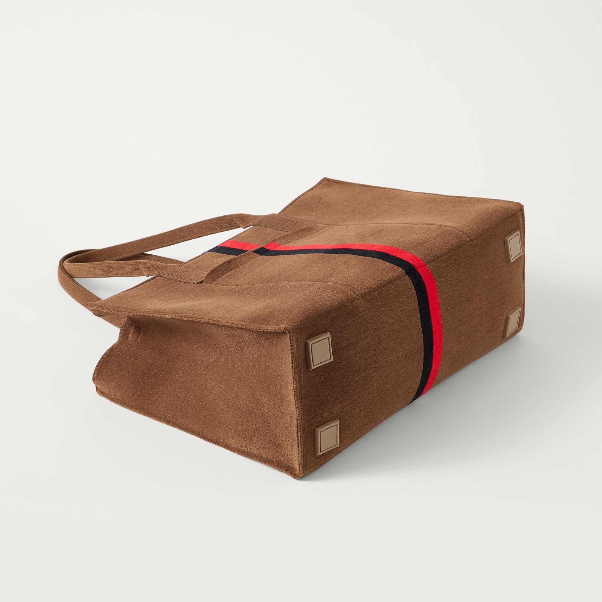 The Classic Tote - ReVelvet™ Cinnamon Stripe