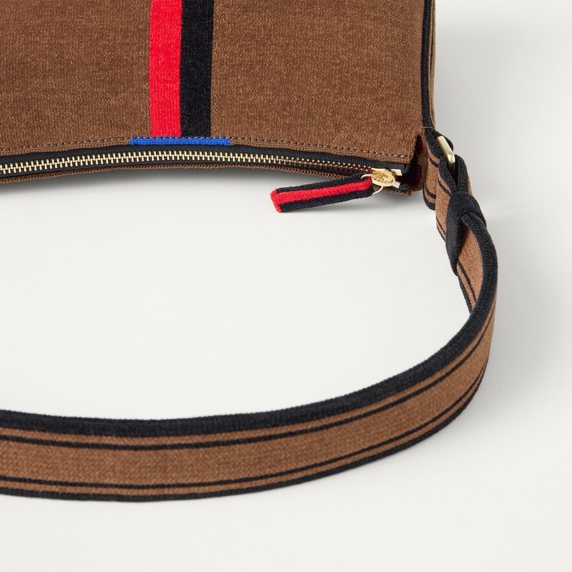 The Casual Crossbody - ReVelvet™ Cinnamon Stripe