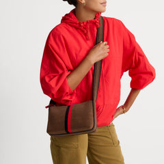 The Casual Crossbody - ReVelvet™ Cinnamon Stripe