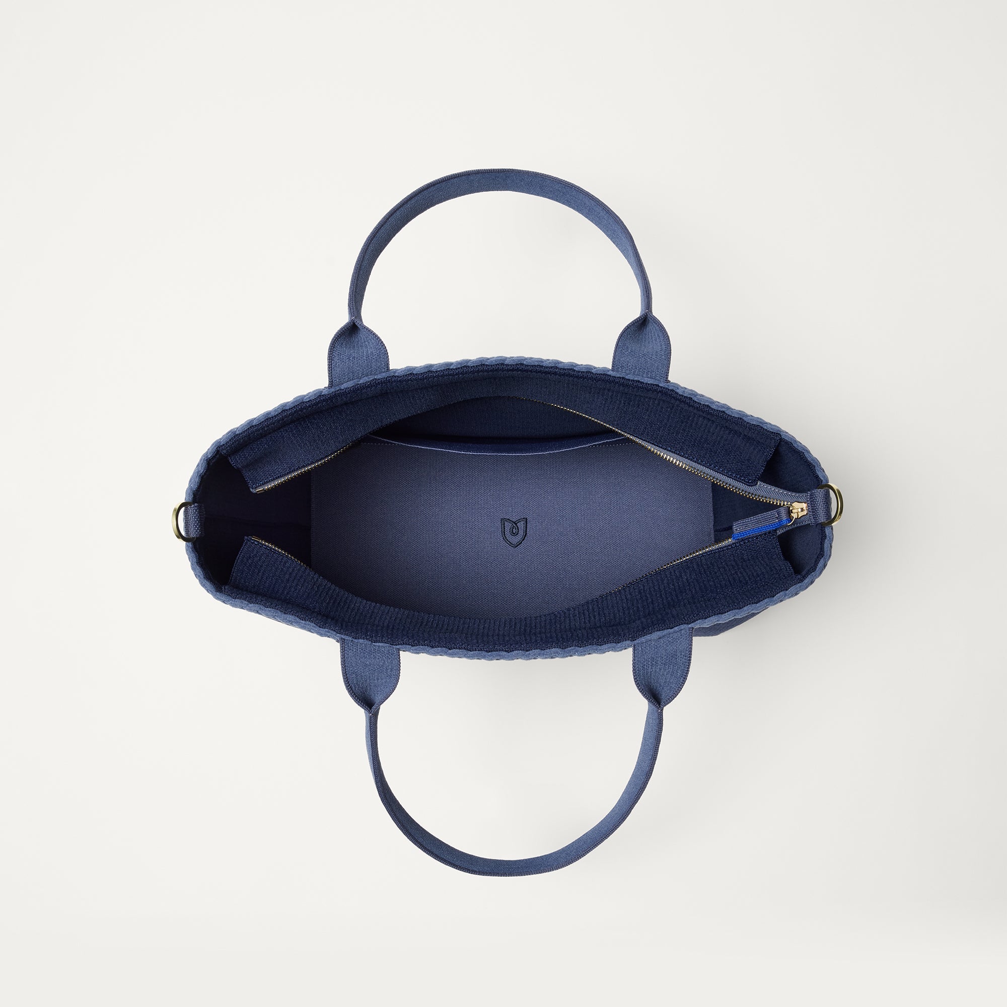 The Lightweight Zip Tote - ReVelvet™ Deep Navy