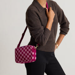 The Crossbody Camera Bag - ReVelvet™ Orchid